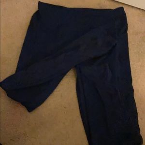 Navy blue leggings